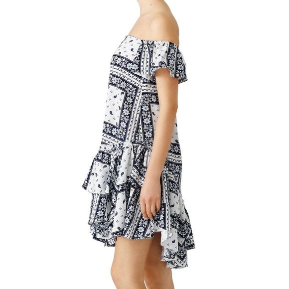 Cinq à Sept Minella Off Shoulder Ruffle Dress - Picture 3 of 8